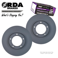 RDA156 RDA FRONT BRAKE ROTORS + PADS for TOYOTA HILUX LN85 LN86 RN85 1988-1997