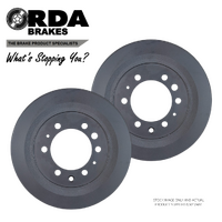 RDA REAR BRAKE DRUMS PAIR for TOYOTA LANDCRUISER HJ75 11/1984-1/1990 RDA1730 