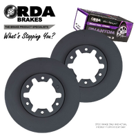 RDA7652 RDA FRONT BRAKE ROTORS + PADS for NISSAN PATROL GU [Excl. 4.8] 1997-2016