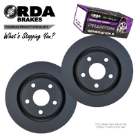 RDA8369 RDA FRONT ROTORS + CERAMIC PADS for JEEP WRANGLER JK *332mm HD BRAKES