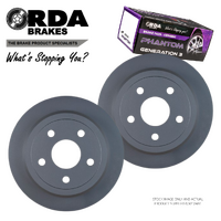 RDA7422 RDA REAR DISC BRAKE ROTORS + PADS for JEEP WRANGLER JK *316mm 2011-2018