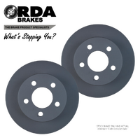 RDA96 RDA FRONT DISC BRAKE ROTORS for JEEP WRANGLER TJ 4.0L *82mm HIGH 1996-1998