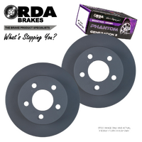 RDA96 RDA FRONT BRAKE ROTORS + PADS for JEEP WRANGLER TJ *82mm HIGH 1996-1998