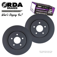 RDA7957 RDA FRONT DISC BRAKE ROTORS + PADS for NISSAN SKYLINE R34 2.5L TURBO 1998-2001