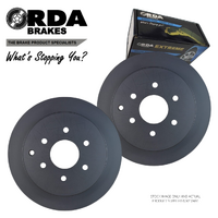 RDA8259 RDA REAR DISC BRAKE ROTORS + PADS for NISSAN PATROL Y62 5.6L V8 2012 Onwards