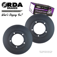 RDA7672 RDA FRONT BRAKE ROTORS + PADS for TOYOTA LANDCRUISER UZJ100 V8 1998-2007