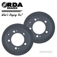 RDA7677 RDA REAR DISC BRAKE ROTORS for TOYOTA LANDCRUISER VDJ79R 4.5 TD V8 2007 Onwards