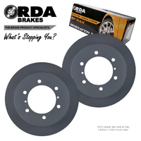 RDA233 RDA REAR BRAKE ROTORS + PADS for MITSUBISIHI DELICA *315mm SOLID 1994-2017