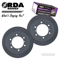 RDA233 RDA REAR BRAKE ROTORS + PADS for MITSUBISIHI DELICA *315mm SOLID 1994-2017