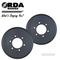 REAR BRAKE DRUMS for HOLDEN COLORADO RG 2.8 Turbo Diesel 2013-2020 RDA6808 