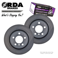 RDA7086 RDA REAR BRAKE ROTORS + PADS for BMW X5 E53 4.4L V8 235kW 1/2003-12/2006