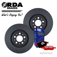 RDA8192 RDA FRONT BRAKE ROTORS + EBC PADS for VOLVO S60 R 2.5L Turbo 2003-2005