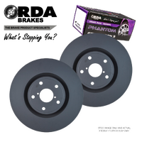 RDA7618 RDA FRONT BRAKE ROTORS + PADS for SUBARU IMPREZA WRX STI 2.0L Turbo 195kW 2001-2005