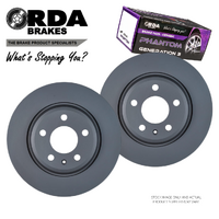 RDA8010 RDA REAR DISC BRAKE ROTORS + PADS for AUDI Q5 2.0T 3.0 2.0TD 8R 2009-2016