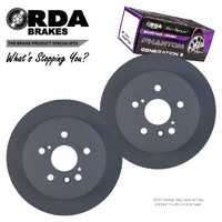 RDA8081 RDA REAR DISC BRAKE ROTORS + PADS for TOYOTA KLUGER GSU4# 2007-2013