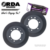 RDA622 RDA REAR BRAKE ROTORS + CERAMIC PADS for NISSAN PATROL GQ 1988-1997