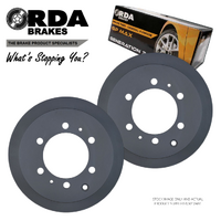 RDA785 RDA REAR BRAKE ROTORS + PADS for TOYOTA LANDCRUISER 80 SERIES 1990-8/1992