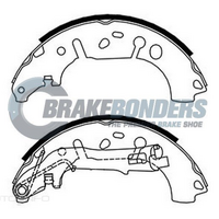 REAR BRAKE SHOES for FIAT PUNTO 1.2TD 1.4L 2006-2015 BRAKE BONDERS N2009 
