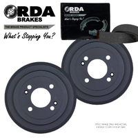 RDA6833 RDA REAR BRAKE DRUMS + SHOES for MG MG3 1.5L 2016 Onwards