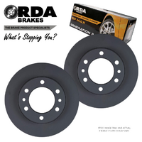 RDA151 RDA FRONT BRAKE ROTORS + PADS for TOYOTA LANDCRUISER HJ75 HZJ75 1984-1999