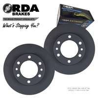 RDA151 RDA FRONT BRAKE ROTORS + PADS for TOYOTA LANDCRUISER HJ75 HZJ75 1984-1999