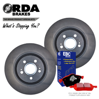 RDA8050 RDA FRONT DISC BRAKE ROTORS + EBC PADS for TOYOTA TRD AURION 2006-2009