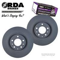 RDA7476 RDA FRONT DISC BRAKE ROTORS + PADS for MAZDA CX-9 TB AWD 2007-2016 320mm