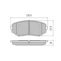 RDC2116 RDA PHANTOM FRONT BRAKE PADS for Mazda CX5 CX8 CX7 CX8 *320mm