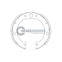 BRAKE BONDERS TRANSMISSION PARK BRAKE SHOES for NISSAN PATROL 160 MQ GQ GU N1547