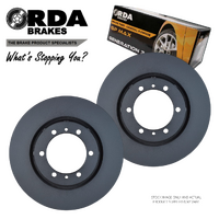 RDA8505 FRONT DISC BRAKE ROTORS + PADS for MITSUBISHI PAJERO SPORT 2015 Onwards