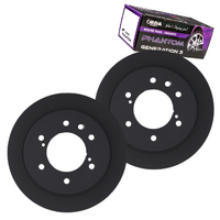 REAR DISC BRAKE ROTORS + PADS for MITSUBISHI PAJERO SPORT 2015 Onwards RDA8506