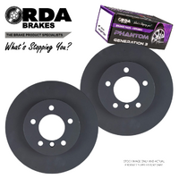 RDA7071 RDA FRONT DISC BRAKE ROTORS + PADS for BMW 328i E46 2.8L 1998-2000