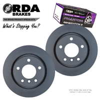 RDA7079 RDA REAR DISC BRAKE ROTORS + PADS for BMW 328i E46 2.8L 1998-2000