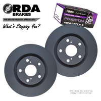 RDA8112 FRONT DISC BRAKE ROTORS + PADS for TOYOTA AURION GSV40 GSV50 2006-2017