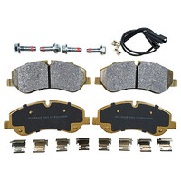 RDX2344SM RDA EXTREME HD FRONT BRAKE PADS for LDV DELIVER 9 Turbo Diesel 2020 ON