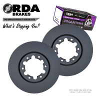 RDA7658 RDA FRONT DISC BRAKE ROTORS + PADS for NISSAN PATROL GU 4.8L 2001-2012