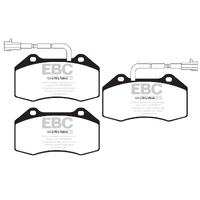 EBC YELLOWSTUFF FRONT BRAKE PADS for ABARTH 595 Competizione 1.4 Turbo 2014-2021 DP42021/2R