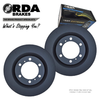 FRONT DISC BRAKE ROTORS + H/D PADS for LDV G10 2015 Onwards RDA8514