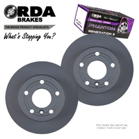 FRONT DISC BRAKE ROTORS + PADS for LAND ROVER DISCOVERY 2 V8 1998-2004 RDA7005