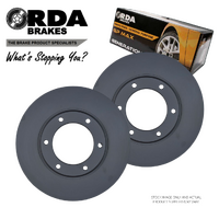 RDA329 RDA FRONT BRAKE ROTORS + PADS for NISSAN PATROL GQ 294mm 1992-1997