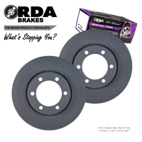 RDA7684 RDA FRONT DISC BRAKE ROTORS + PADS for TOYOTA PRADO 120 Series 2002-2009