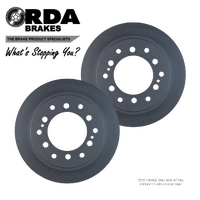 REAR DISC BRAKE ROTORS for TOYOTA PRADO 120 Series 2002-2009 RDA7671