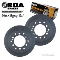 RDA7671 RDA REAR DISC BRAKE ROTORS + PADS for TOYOTA PRADO 120 Series 2002-2009