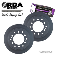 RDA7671 RDA REAR DISC BRAKE ROTORS + PADS for TOYOTA PRADO 120 Series 2002-2009