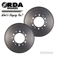 RDA1744 RDA REAR BRAKE DRUMS PAIR for TOYOTA HILUX LN/RZN/VZN 4WD 1997-2005