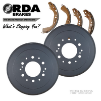 REAR BRAKE DRUMS + SHOES for TOYOTA HILUX LN106 2.8 Diesel 1988-1997 RDA1743