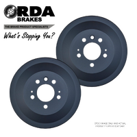 RDA6827 RDA REAR BRAKE DRUMS PAIR for VOLKSWAGEN AMAROK 2.0 TDi 2010 Onwards