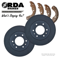 RDA6809 RDA REAR BRAKE DRUMS + SHOES for FORD RANGER PJ-PX 2006-2021