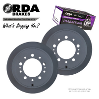 RDA7859 RDA REAR BRAKE ROTORS + PADS for TOYOTA LANDCRUISER VDJ200 4.5TTD 07-21