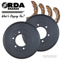 REAR BRAKE DRUMS + SHOES for Isuzu Dmax TF 3.0L TD 1/2016-12/2020 RDA6808 